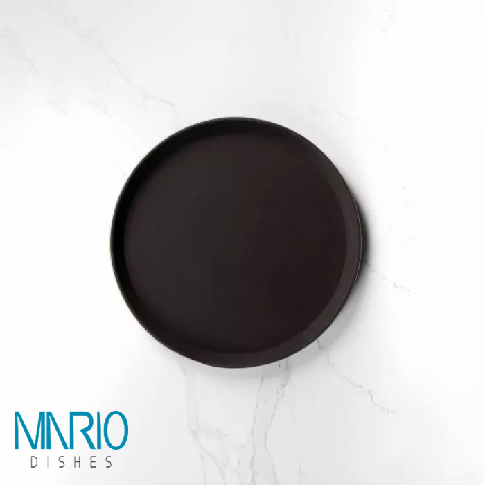 سینی استپ دار 28 سانت گرد( ضد سر )