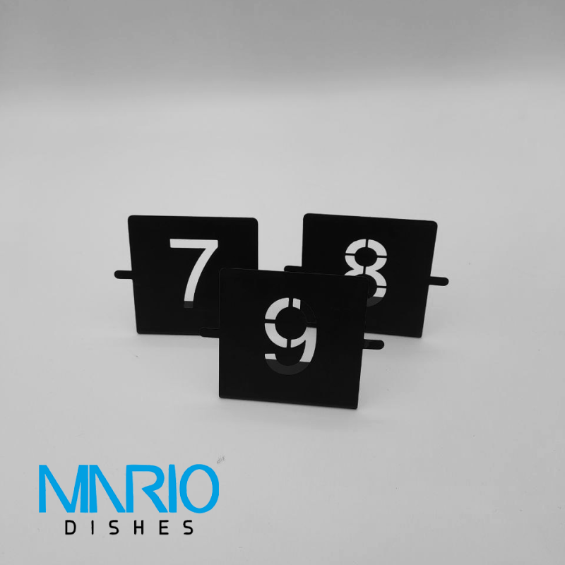 شماره میز از1تا10 فلزی