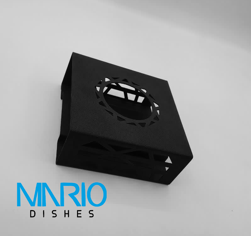 وارمر فلزی مشکی مربع