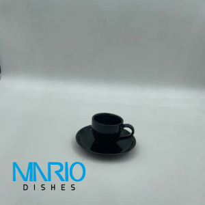 کاپ اسپرسو مشکی براق(ست 6عددی)