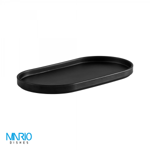 رست بیضی ملامین مشکی 7/12