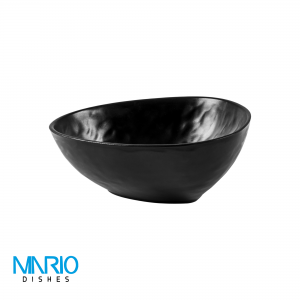 کاسه سالاد ملامین چروک مشکی 313