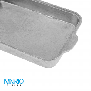 تابه روسی چدنی مستطیل 30*20 سانتی متری