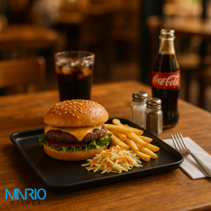 بشقاب مربع ملامین 8825