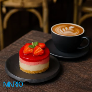 پیش دستی ملامین 20 سانت دفرمه  مشکی 312