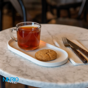 رست بیضی ملامین سفید 7/12