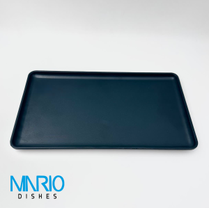 دیس مستطیل سرمه ای ملامین M30