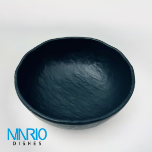 کاسه سوپ خوری چروک سرمه ای ملامین F77