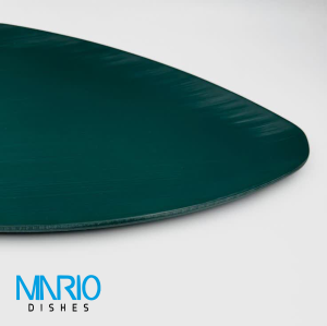 دیس مثلثی چروک سبز ملامین L40