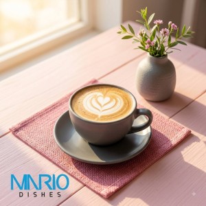 کاپ کاپوچینو استون ور بونسای کرم طوسی  (ست 6 عددی)