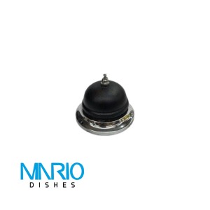زنگ اخبار رومیزی مشکی استیل