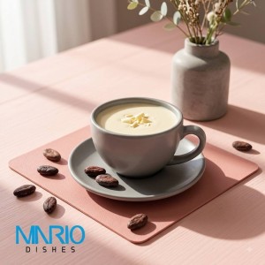 کاپ کاپوچینو خوری طوسی دوریکا