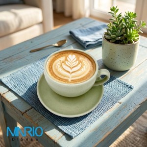 کاپ کاپوچینو سبز پاستیلی دوریکا