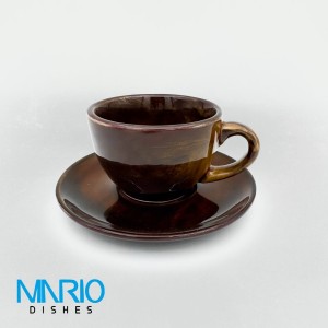 کاپ لته و نعلبکی وارداتی عسلی