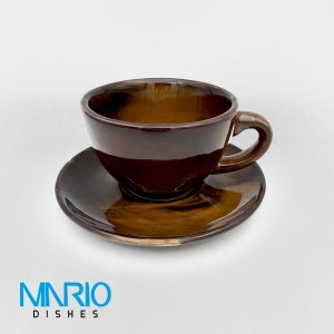 کاپ کاپوچینو خوری وارداتی عسلی