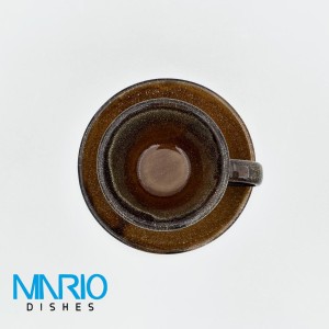کاپ لته خوری 300 میلی قهوه ای پتینه