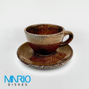 کاپ لته خوری 300 میلی قهوه ای پتینه