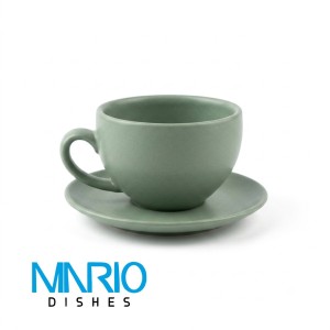 کاپ کاپوچینو سبز یشمی کمرنگ دوریکا