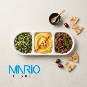 اردو خوری سرامیکی 3 خانه ماریو