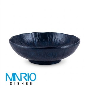 کاسه ملامین سرمه ای 30 کد  f22