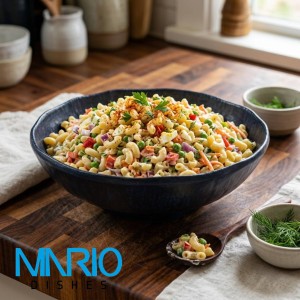 کاسه ملامین سرمه ای 30 کد  f22
