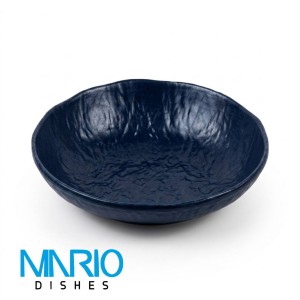 کاسه ملامین سرمه ای 30 کد  f22