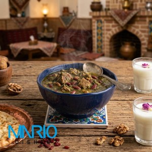کاسه ملامین سرمه ای 25 کد f67