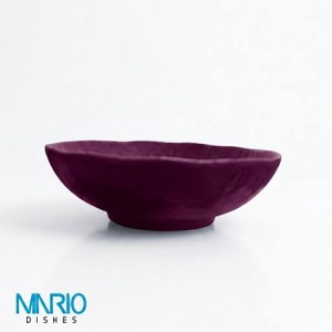 کاسه ملامین زرشکی 25 کد f11