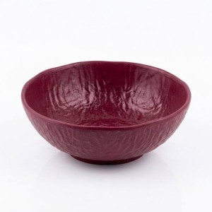 کاسه ملامین زرشکی 25 کد f11