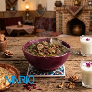 کاسه ملامین زرشکی 25 کد f67