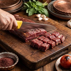 چاقو قصابی بلند دسته پلاستیک 31 سانت(کد2734)
