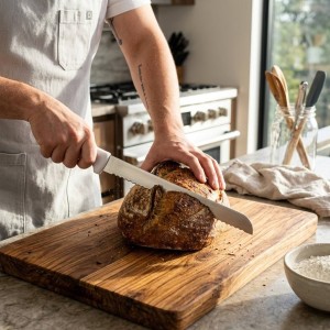 چاقو نان بری تیغه دندانه درشت 29 سانت(کد 2117)