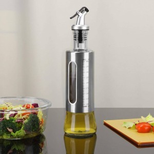 روغن ریز شیشه ای با در استیل(2180-2181-3177)