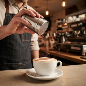 پودر پاش استیل کافه
