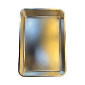 سینی استیل مواد غذایی 39 ×59 سانتی‌متر(کد 3505)