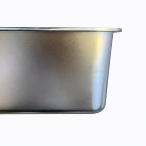 سینی استیل مواد غذایی 39 ×59 سانتی‌متر(کد 3505)