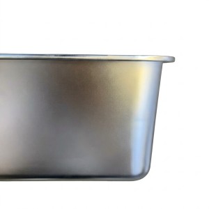 سینی استیل مواد غذایی 39 ×59 سانتی‌متر(کد 3503)