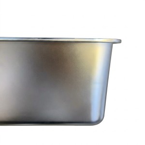 سینی استیل مواد غذایی 34×44 سانتی‌متر(کد 3508)
