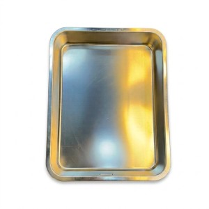 سینی استیل مواد غذایی 39 ×29 سانتی‌متر(کد 3510)