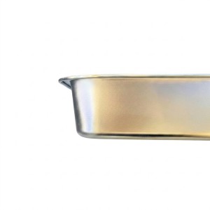 سینی استیل مواد غذایی 31×21 سانتی‌متر(کد 3512)
