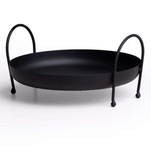 سینی گرد دسته هلالی بزرگ