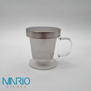لیوان دمنوش درب استیل 350ml