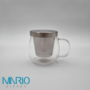 لیوان دمنوش تپل درب استیل 350ml