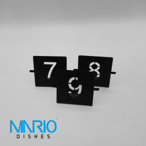 شماره میز از1تا10 فلزی