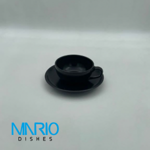 کاپ کاپوچینو مشکی مات (ست 6عددی)