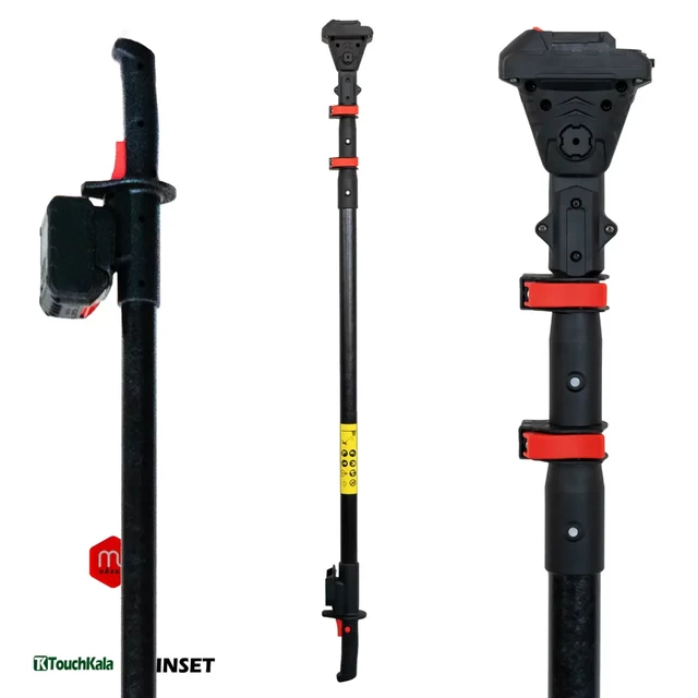 دسته تلسکوپی قیچی شارژی و اره شارژی 2.5 متری