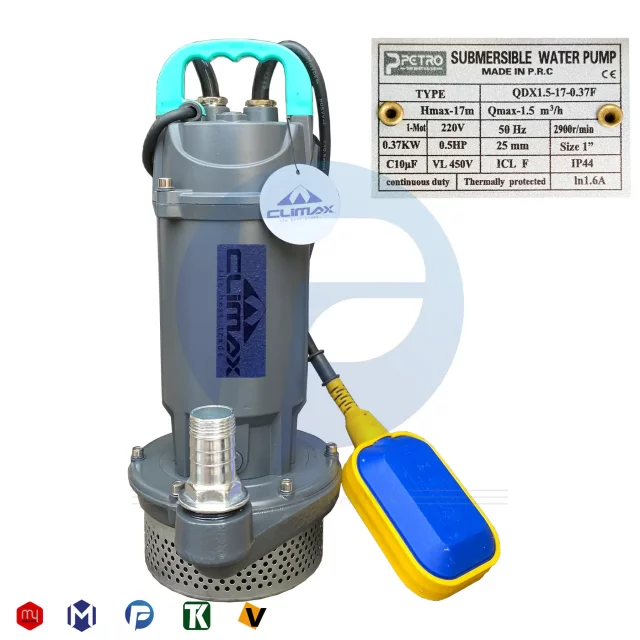 کفکش 17 متری 1 اینچ کلایمکس مدل QDX1.5-17-0.37F