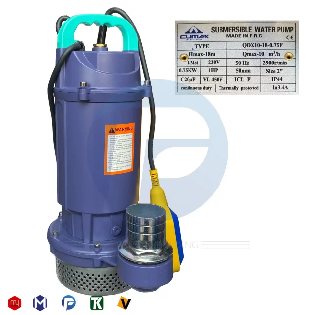 کفکش 18 متری 2 اینچ کلایمکس مدل QDX10-18-0.75F