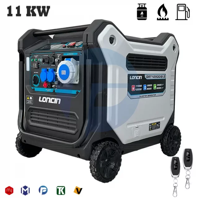 موتور برق سه گانه سوز لانسین مدل GRT12500iS-3 سوپر سایلنت