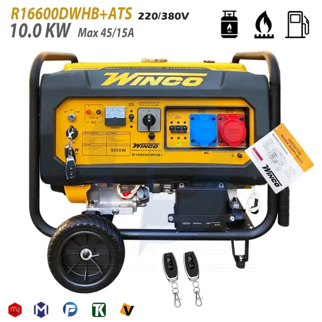 موتور برق سه گانه سوز وینکو 10 کیلووات مدل R16600DWHB